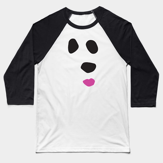 Polar Bear Lipstick pink Baseball T-Shirt by starlingm028